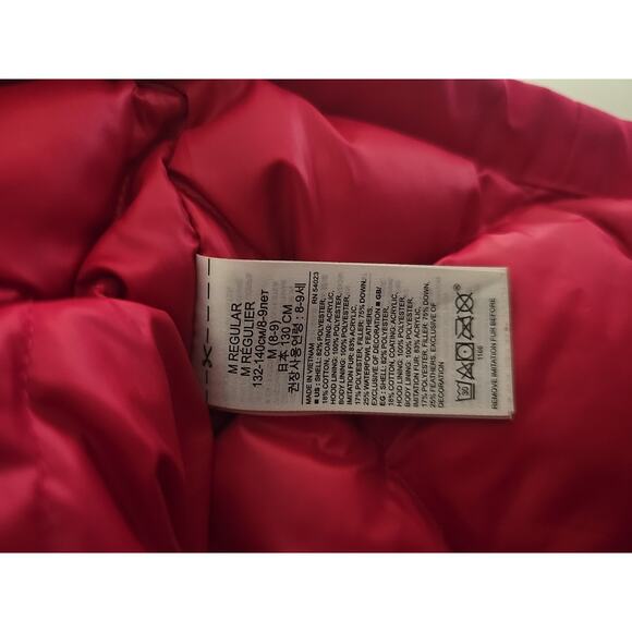 GAP Kids Warmest Pink Parka Jacket Coat Faux Fur Hoodie Size Medium Ski Winter - Picture 7 of 9